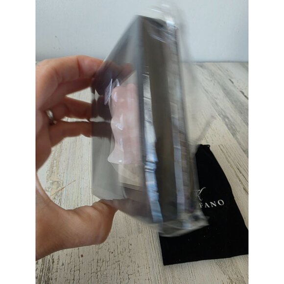 Kalifano rose quartz love statue rock crystal Angel cherub figurine - Picture 3 of 5